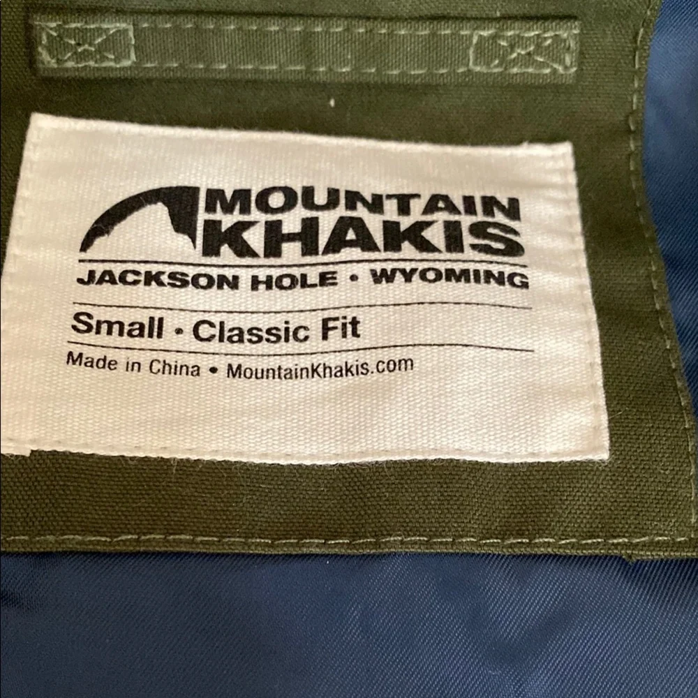 Mountain khakis Jackson hole Wyoming Green Swagger Vest - Picture 13 of 13